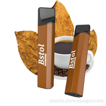 Wholesale disposable e cigarette vape pod Bstol GEM Coffee Tobacco
